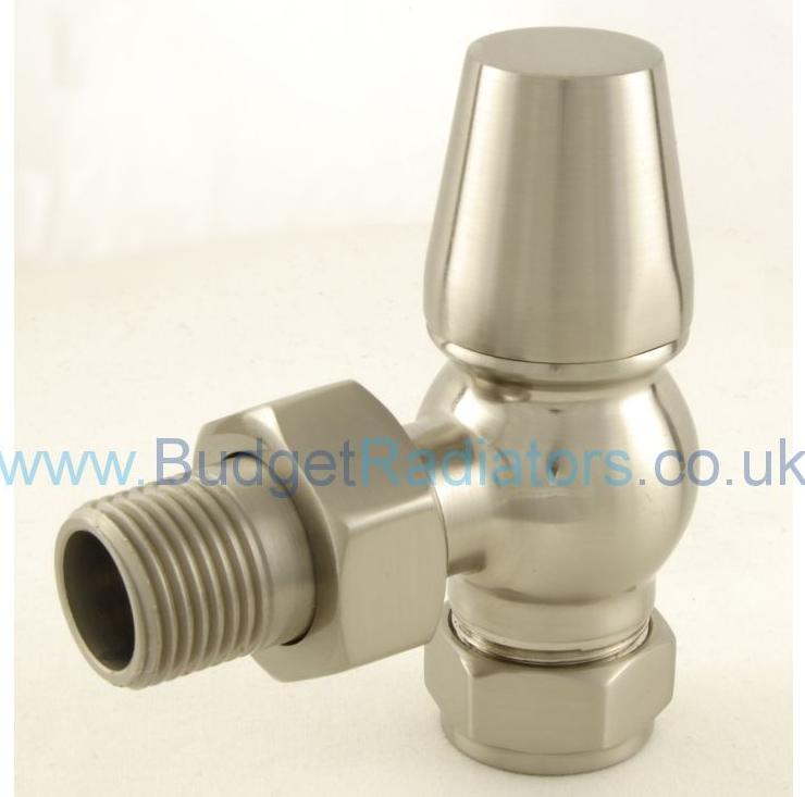 Belgravia Angled Manual Valve Set - Satin Nickel
